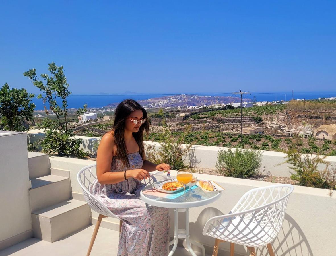 Вілла Vista Al Mar Santorini Pyrgos Kallistis Екстер'єр фото